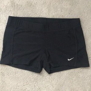 Nike dri- fit spandex shorts